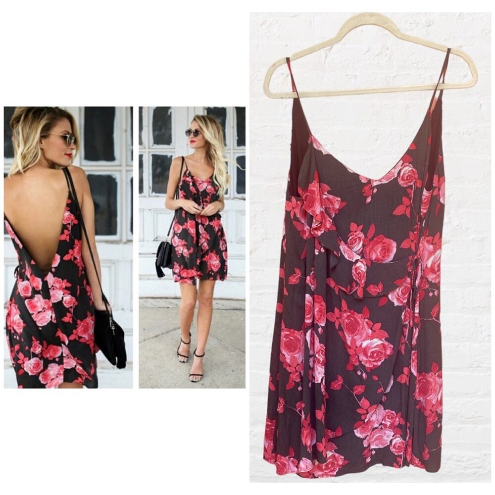 NEW Vici Honey Belle Red Floral Dress